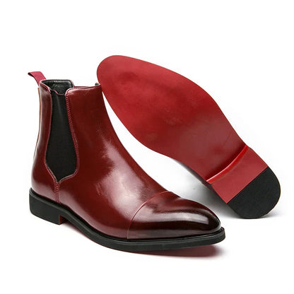 Damien | leather chelsea boots