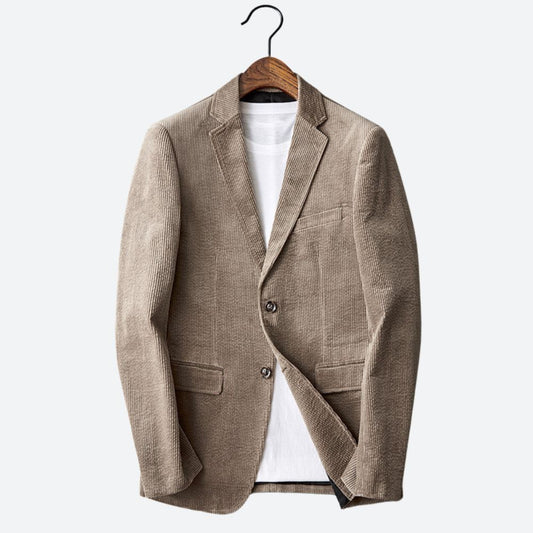 Schicker Blazer aus Samt für Männer – eleganter und luxuriöser Samtblazer, ideal für kühle Herbst- und Wintertage